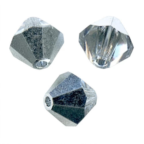 Toupies en cristal PureCrystal 5328 4 mm Crystal Comet Argent Light x50