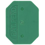 Serti octogone en plastique pour cabochon 4627 18x13 mm - Vert foncé x1