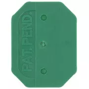 Serti octogone en plastique pour cabochon 4627 18x13 mm - Vert foncé x1