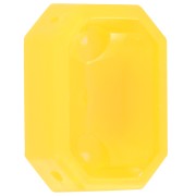 Serti octogone en plastique pour cabochon 4627 18x13 mm - Jaune transparent x1|raw }}
