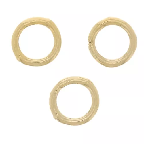 Anneaux fermés 4x0.65 mm - Gold filled (or laminé) x10