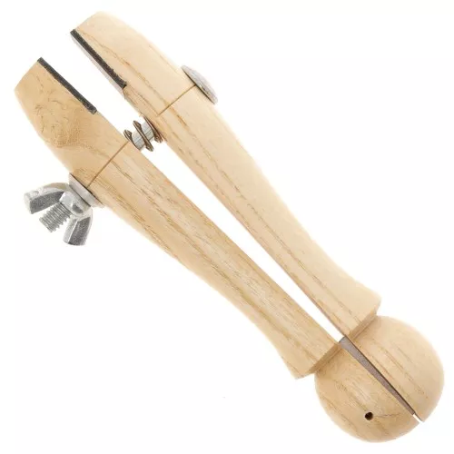 Etau à main en bois à vis 14 cm - Naturel x1