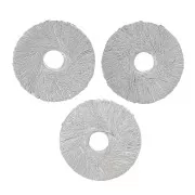 Perles rondelles Heishi  effet brossé 6x0.8 mm - Argenté x5g environ 30 pièces