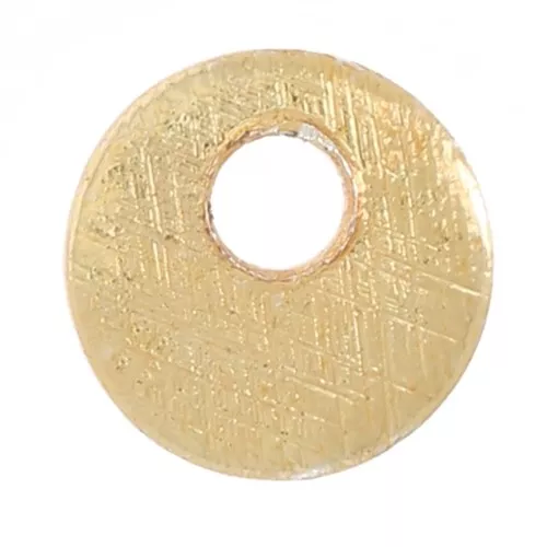 Sequins ronds effet brossé 4 mm - Doré x5g environ 65 pièces