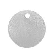 Sequins ronds effet brossé 4 mm - Argenté x5g environ 65 pièces|raw }}