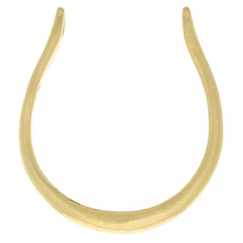 Pendentif forme fer à cheval 14x12 mm - Argent 925 Doré à l'or fin x1