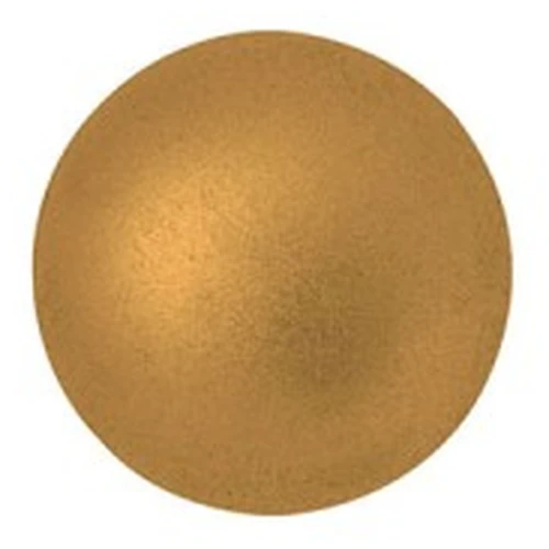 Cabochons ronds en verre par Puca® 8 mm - Golden Mat x10