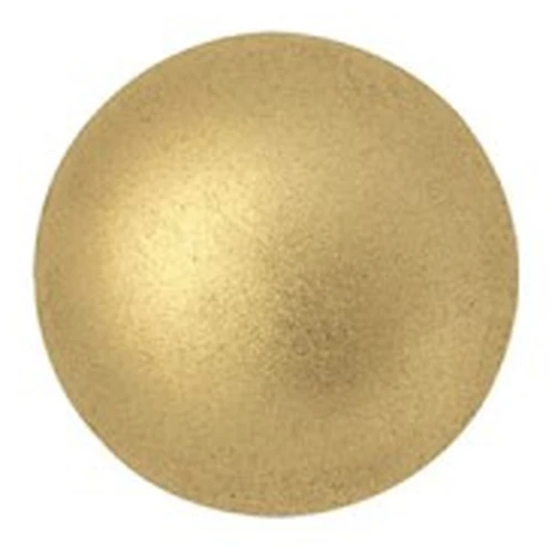 Cabochons ronds en verre par Puca® 8 mm - Gold Mat x10