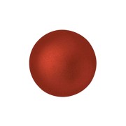 Cabochons ronds en verre par Puca® 8 mm - Red Metallic Mat x10