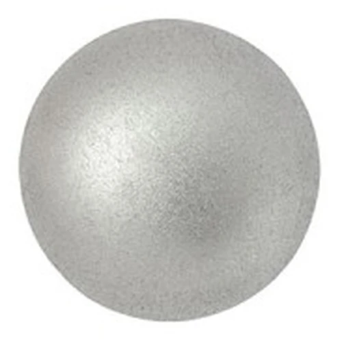 Cabochons ronds en verre par Puca® 8 mm - Silver Mat x10