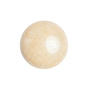 Cabochons ronds en verre par Puca® 8 mm - Opaque Beige Ceramic Look x10