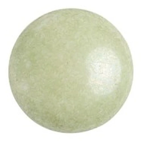Cabochons ronds en verre par Puca® 8 mm - Opaque Light Green Ceramic Look x10