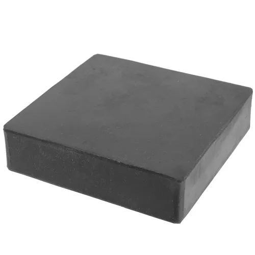 Bloc à taper - Tas en caoutchouc - 10 x10 cm x 1