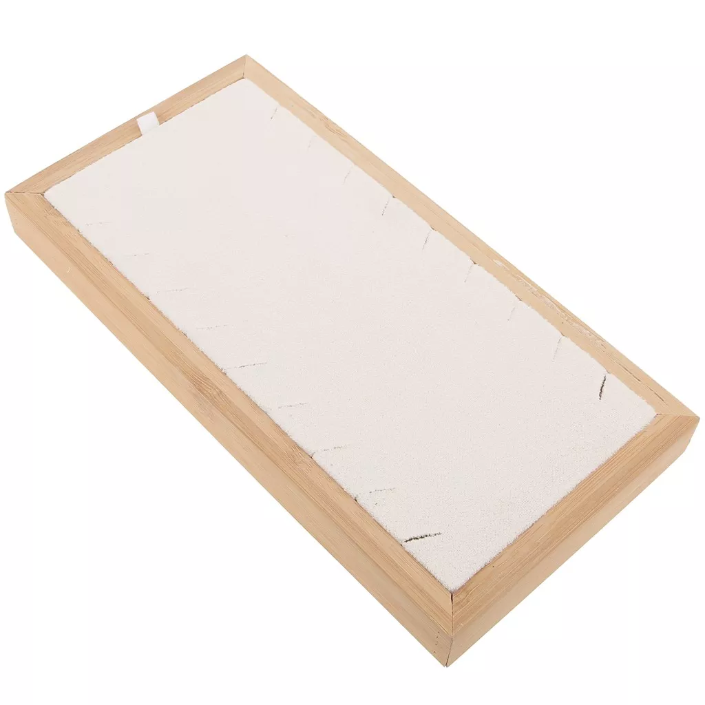 Favonuovy Plateau à perles en bambou pour la fabrication de bijoux avec 8 tailles de bracelets - 11,4 cm, 12,7 cm, 14 cm, 15,2 cm, 16,5 cm, 17,8 cm, 19,1 cm, 20,3 cm