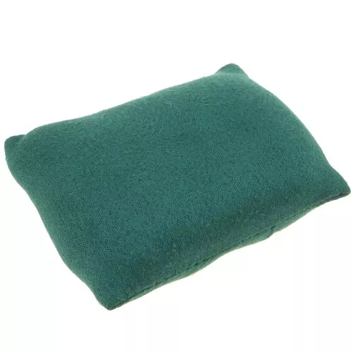 Porte bijoux - coussin pour bracelets & montres 9x8 cm - Suédine Vert x1