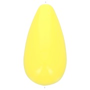 Perle poire en résine opaque 26x14 mm - Jaune x1|raw }}