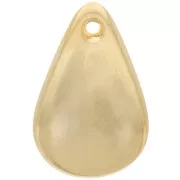 Sequins pétales de fleurs incurvés 24.5 mm en acrylique - Doré x4