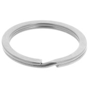 Porte clés anneau à personnaliser 30 mm - Acier inoxydable x1|raw }}