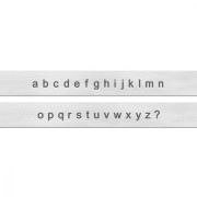 Set de poinçons à frapper ImpressArt 1.5 mm - Alphabet en minuscule SANS SERIF x27