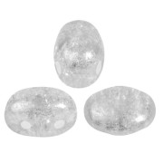Perles en verre Samos® par Puca® 7x5 mm - New Cracked Crystal x10g