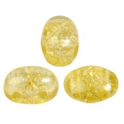 Perles en verre Samos® par Puca® 7x5 mm - New Cracked Honey x10g