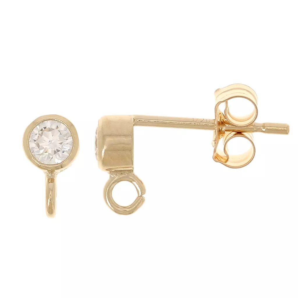 Boucles D'oreilles Pendantes Rondes Argentées Et Jaunes - Diamètre 6 Cm - Neuf Avec étiquettes
