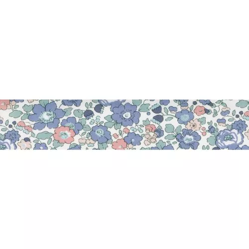 Biais en tissu Liberty - Betsy - Asago x1m