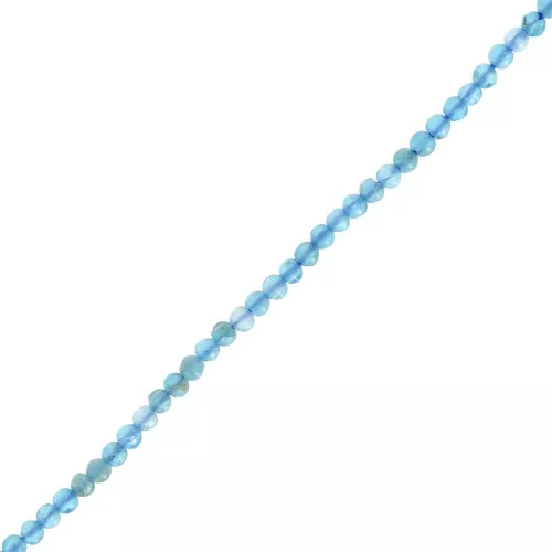 Perles rondes 2 mm pierre gemme - Apatite x40cm