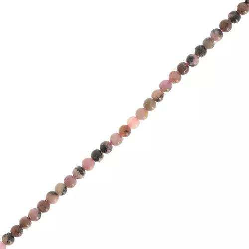 Perles rondes 2 mm pierre gemme - Rhodonite x39cm
