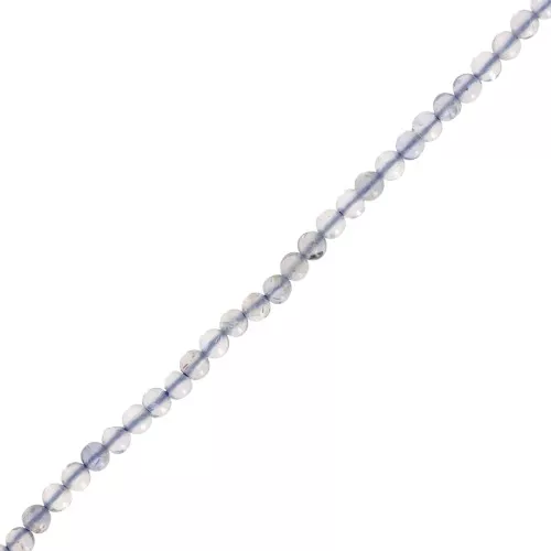 Perles rondes 2 mm pierre gemme - Iolite x39cm