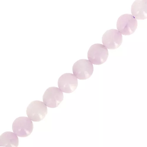 Perles rondes 6 mm pierre gemme - Kunzite x38cm