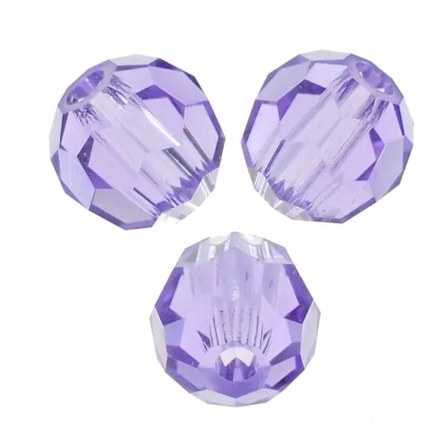 Perles rondes facettées Preciosa - Round Bead 3 mm - Tanzanite x20