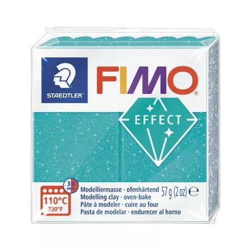 Pâte Fimo Effect Galaxy 57gr - Turquoise (n°392)