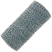 Bobine de fil ciré Linhasita pour micro macramé 0.75 mm - Bleu gris (549) x228m