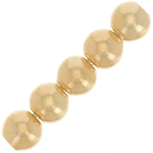 Perles rondes 2.5 mm - Gold filled (or laminé) x25