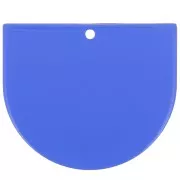 Pendentif demi-lune en acrylique transparent 29x33 mm - Bleu électrique x1