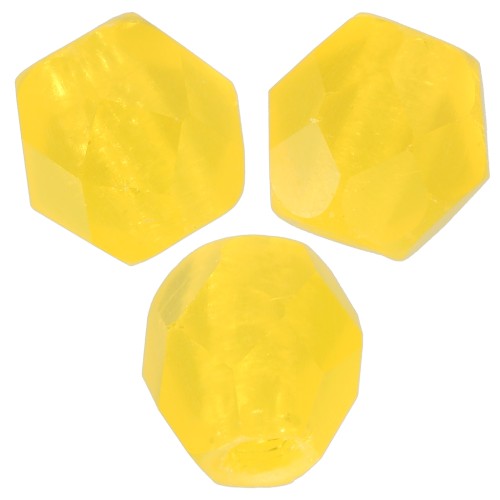 Facettes 4 mm - Lemon Mat x50