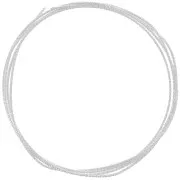 Fil semi-dur - recuit - rond diamanté 1.2 mm - Argent 925 x1m