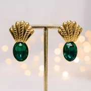 Cabochon ovale Aurora A4120 18x13 mm - Crystal Lotus Pink Delite x1