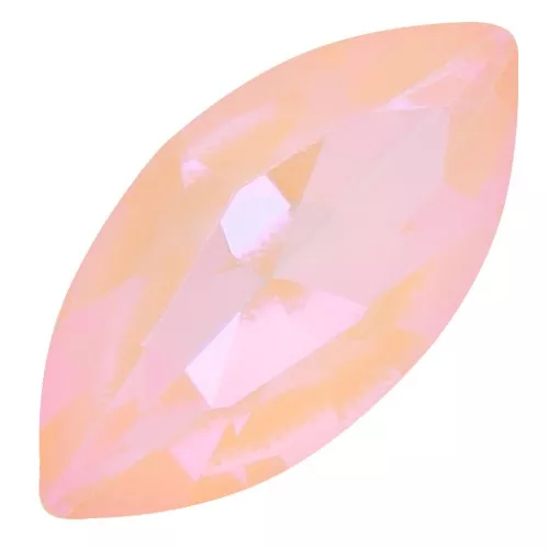 Cabochon navette Aurora A4200 10x5 mm - Crystal Peach Delite x1