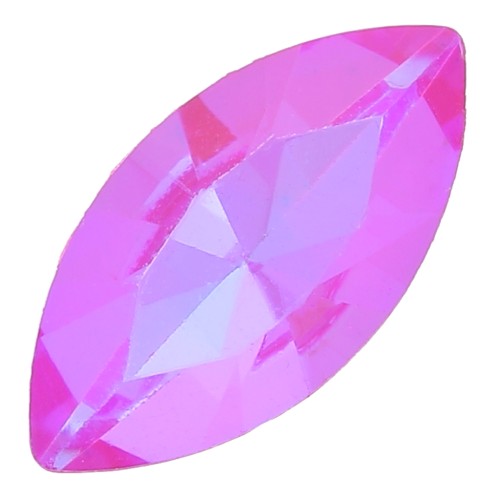 Cabochon navette Aurora A4200 10x5 mm - Crystal Lotus Pink Delite x1