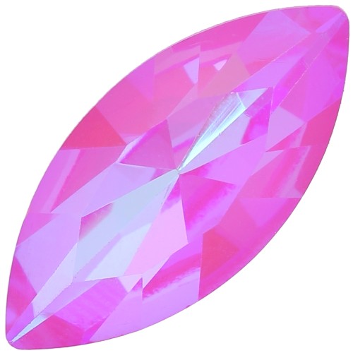 Cabochon navette Aurora A4200 15x7 mm - Crystal Lotus Pink Delite x1