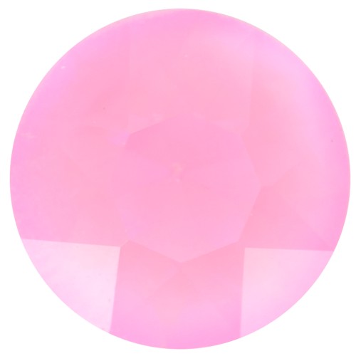 Cabochon rond Aurora A1088 8 mm - Crystal Powder Rose Delite x1