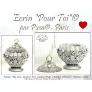 Arcos® par Puca® 5x10 mm - Opal Milky Light Rose x10g