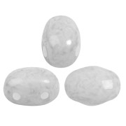 Perles en verre Samos® par Puca® 7x5 mm - Milky Grey x10g|raw }}