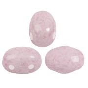 Perles en verre Samos® par Puca® 7x5 mm - Milky Light Amethyst x10g