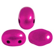 Perles en verre Samos® par Puca® 7x5 mm - Metalust Hot Pink x10g|raw }}