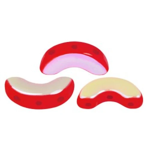 Arcos® par Puca® 5x10 mm - Opaque Red Coral AB x10g