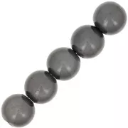 Perles Magiques 10 mm - Gris foncé x10
