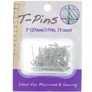Boite d'épingles T pour micro-macramé 27 mm x75